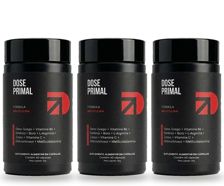 3 potes da Dose Primal