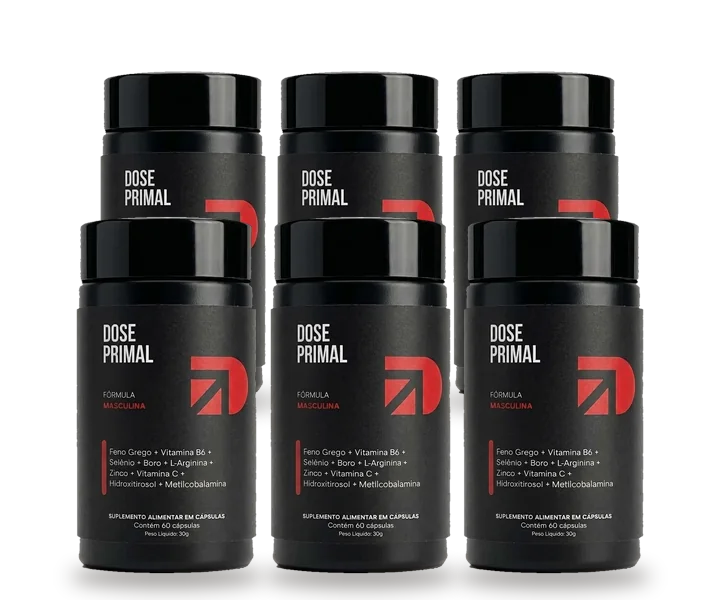 6 potes da Dose Primal